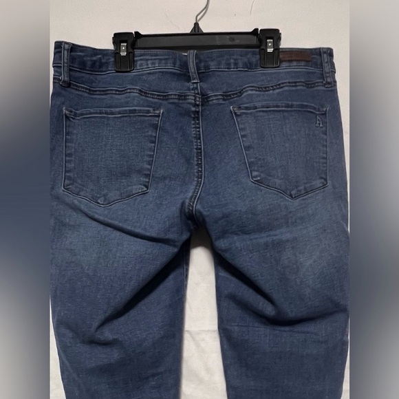 Articles Of Society High Rise Blue Jeans Denim Classic Straight Leg - Picture 7 of 14